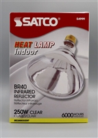 Heat Lamp Bulb for Brooder Reflector - Clear 250w