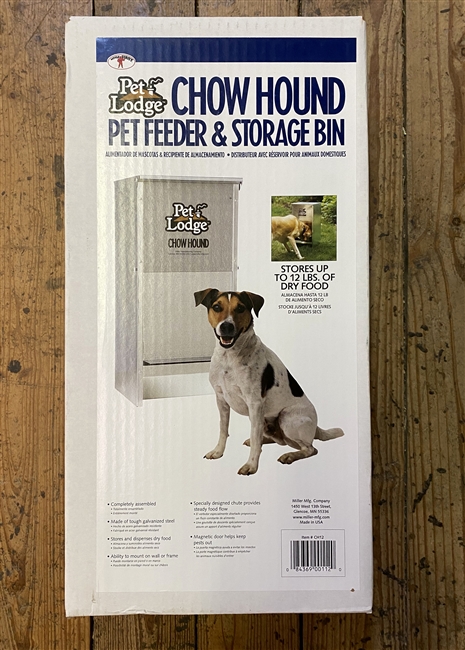 Miller Pet Lodge Chow Hound Dog Feeder, 12-lb