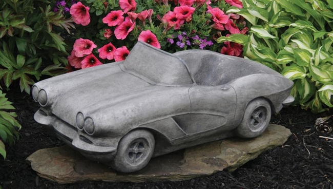 Massarelli Car Planter, Classic Sporty, 11"