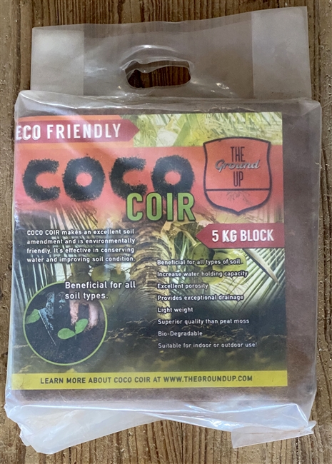 The Ground Up Coco Coir 5KG Block