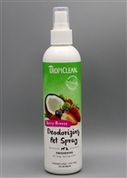 TropiClean, Berry Breeze, Deodorizing Pet Spray 8 oz bottle