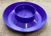 Miller Little Giant Screw-On Poultry Waterer Base, Purple, 1-quart