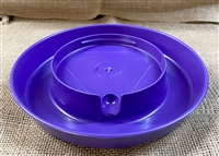 Miller Little Giant Screw On Style Poultry Waterer Base, Purple, 1-gallon