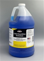 Durvet Chlorhexidine Solution Horse & Dog Antibacterial Cleaner, 1-gal bottle