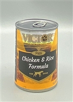 Victor Chicken & Rice Formula Canned Dog Food, 13.2-oz