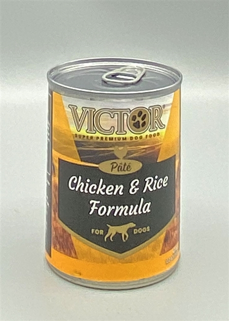 Victor Chicken & Rice Formula Canned Dog Food, 13.2-oz