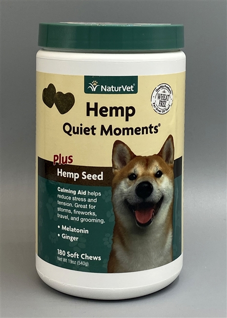 NaturVet Hemp Quiet Moments 180ct