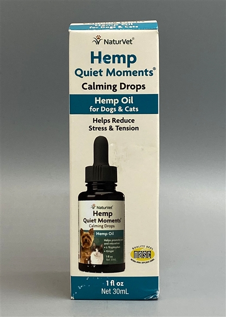 NaturVet Quiet Moments Calming Drops 1 fl oz