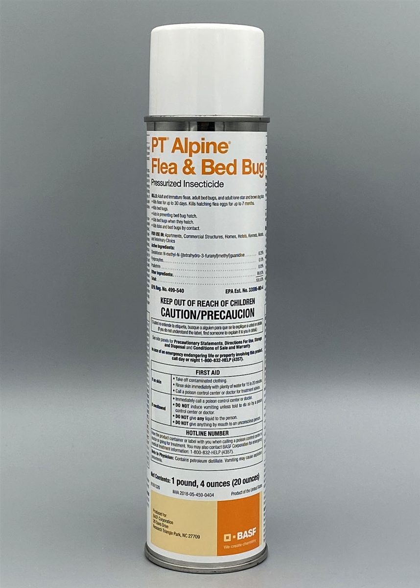 PT Alpine Flea & Bed Bug Pressurized Insecticide 20 oz