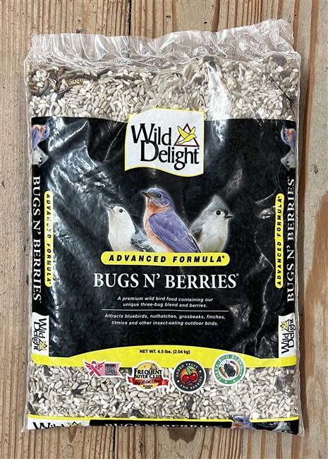 Wild Delight Bugs N' Berries Bird Food, 4.5lb