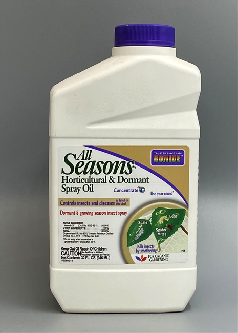 Bonide All Seasons Horticultural & Dormant Spray Oil Concentrate 32 oz