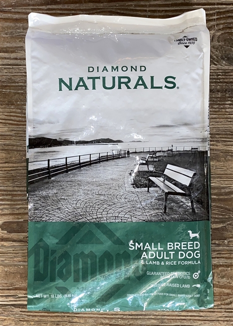Diamond Naturals Small Breed Adult Lamb & Rice Formula Dry Dog Food, 18-lb bag