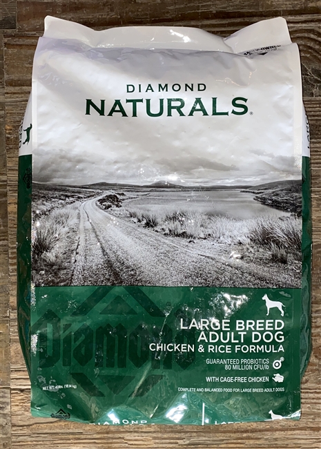 Diamond Naturals Large Breed Adult Chicken & Rice Formula Dry Dog Food, 40-lb bag