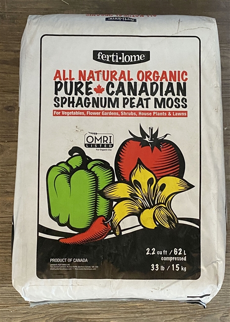 Fertilome Organic Canadian Sphagnum Peat Moss 8 qt