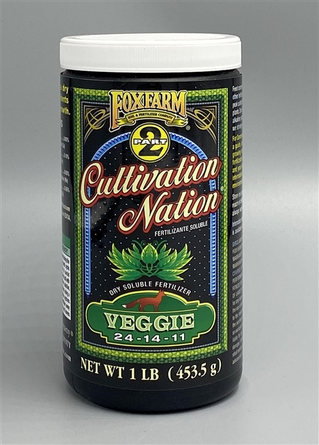 Fox Farms Cultivation Nation Veggie Fertilizer 24-14-11 1lb