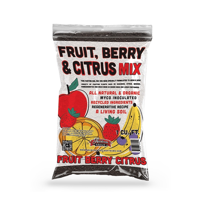 Heirloom Soils - Fruit, Berry & Citrus Mix, 1CF