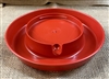 Miller Little Giant Screw On Style Poultry Waterer Base, Red, 1-gallon
