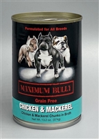Maximum Bully Chicken and Mackerel 13.2oz can