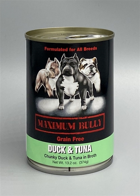 Maximum Bully Duck and Tuna 13.2oz can