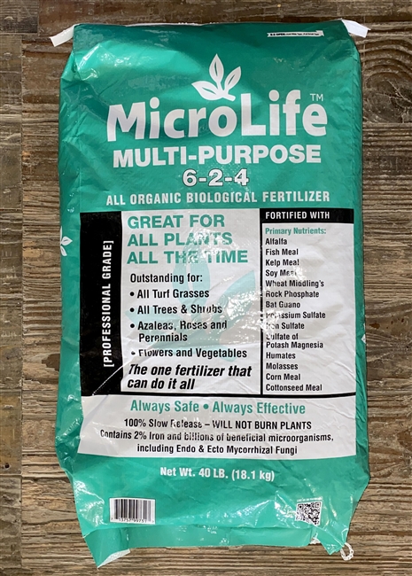 Microlife Multi-Purpose 6-2-4 Fertilizer 40lb