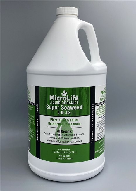 Microlife Super Seaweed 0-0-.03 Liquid Fertilizer Gallon