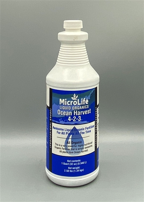 Microlife Ocean Harvest Liquid Fertilizer 4-2-3Quart