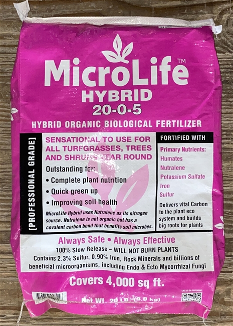 Microlife Hybrid 20-0-5 Fertilizer 20lb
