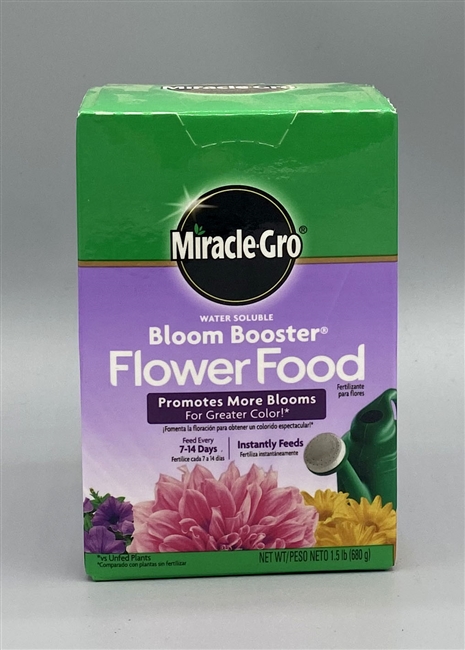 Miracle Gro Bloom Booster Flower Food Water Soluble 1.5 lb