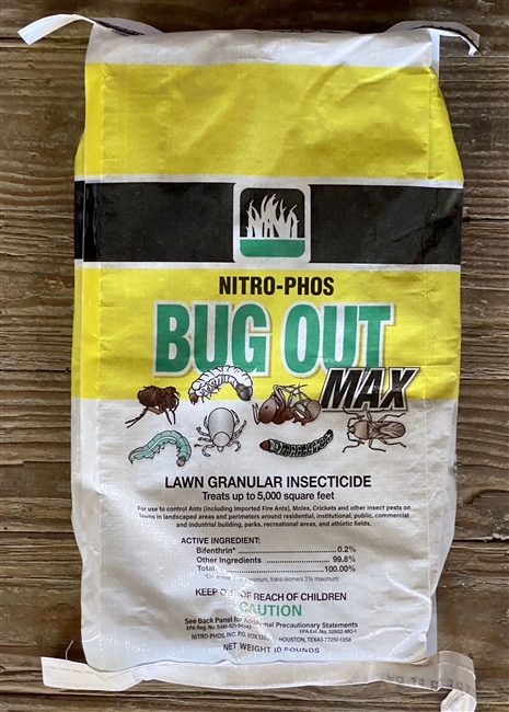 Nitro-Phos Bug Out Max w/ Bifenthrin Insecticide Granule 10lb