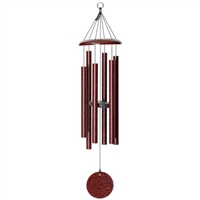 Corinthian Bells Wind Chime 36" Ruby Splash