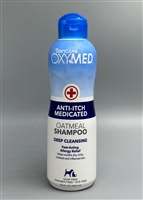 TropiClean OXY-MED Oatmeal Shampoo for Dogs, 20-oz bottle