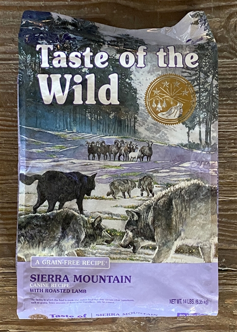 Taste of the Wild Sierra Mountain Grain-Free Dry Dog Food 14lb