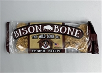 The Wild Bone Co. Bison Bone Prairie Recipe, Dog Biscuit, 1oz