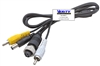 CB111: 1m, 4-pin F to RCA M Cable