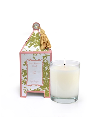 Sage Pine Pagoda Candle  (Case of 6)