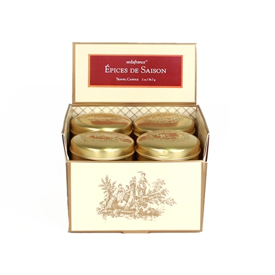 Epices de Saison Classic Toile Single Travel Tin (Case of 12)