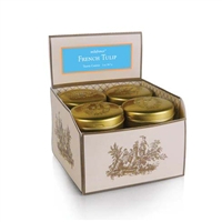 French Tulip Classic Toile Single Travel Tin Candle (Case of 12)