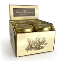 Gingeer Blossoms Classic Toile Single Travel Tin Candle (Case of 12)