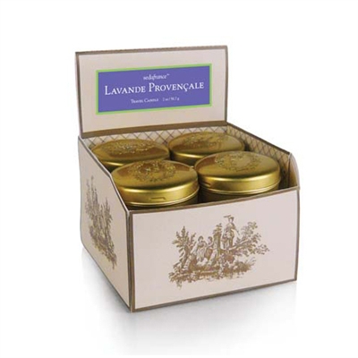 Lavande Provencale Classic Toile Single Travel Tin Candle (Case of 12)