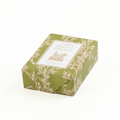 Elegant Gardenia Classic Toile Paper-Wrapped Bar Soap (Case of 6)