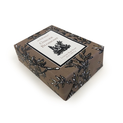 Ginger Blossoms Classic Toile Paper-Wrapped Bar Soap (Case of 6)