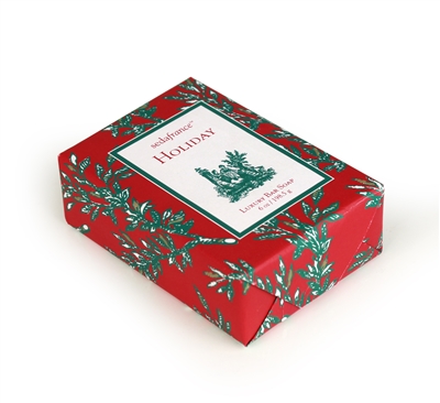 Holiday Classic Toile Paper-Wrapped Bar Soap (Case of 6)