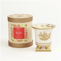 Malaysian Bamboo Classic Toile Petite Ceramic Candle (Case of 6)