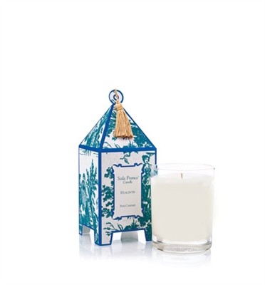 Hyacinth Classic Toile Mini Pagoda Box Candle (Case of 8)
