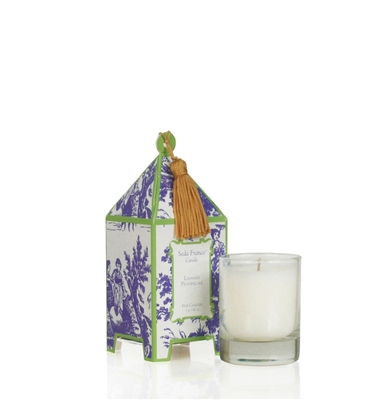 Lavande Provencale Classic Toile Mini Pagoda Box Candle (Case of 8)