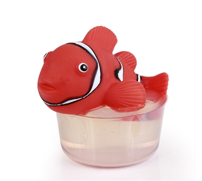 Clearly Fun Bath Pals Single Clown Fish, sold in 3's