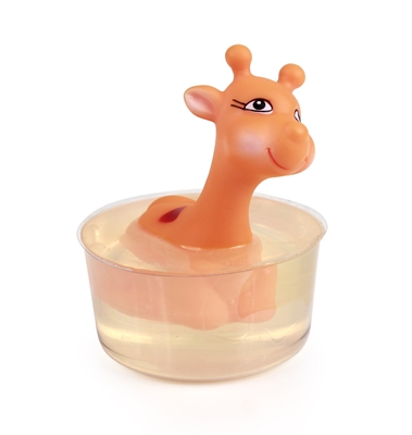 Clearly Fun Bath Pals Single Giraffe, sold in 3's