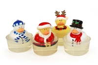 Clearly Fun Holiday Ducks, Assorted - sold in 4's