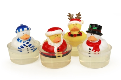 Clearly Fun Holiday Ducks, Assorted - sold in 4's