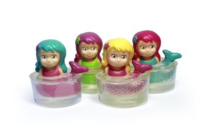 Clearly Fun Mermaid Squirters, sold in 4's